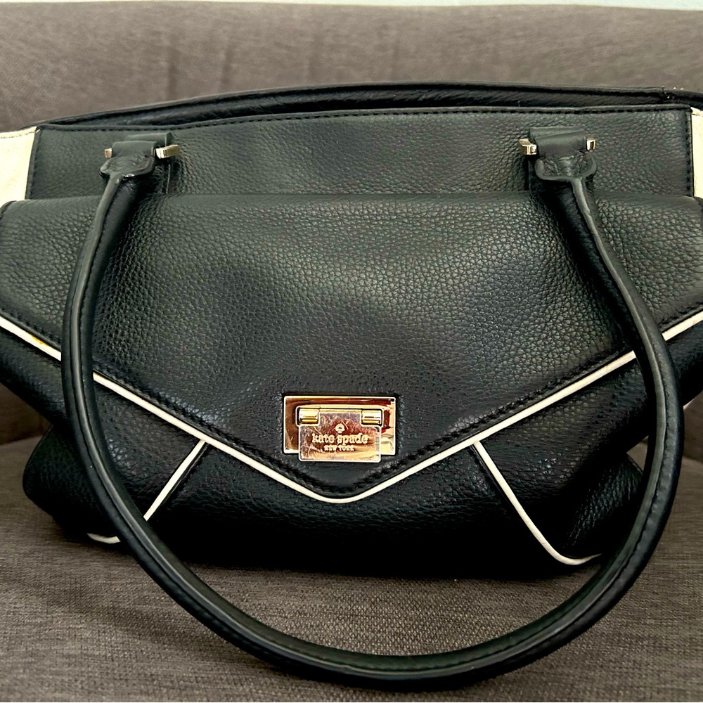 Kate Spade Phantom purse. Black and white.
